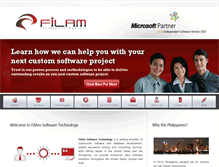 Tablet Screenshot of filamsoftware.com